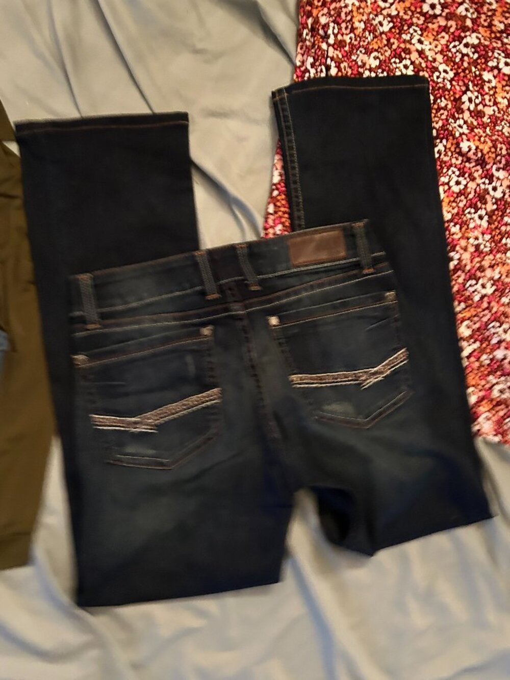 BKE scarlett jeans size 28  x 31 1/2  blue denim pants jeans womens  boot cut